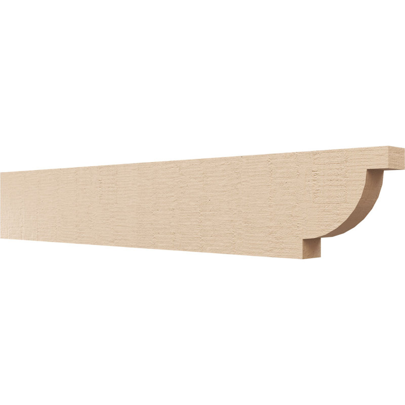 Queue de chevron Alpine Woodgrain TimberThane, brun clair apprêté, H 6 po x l 36 po x P 2 po