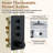 3 Functions 12 Inch Ceiling Mounted Thermostatic Shower System with 6 Body Jets-88315797