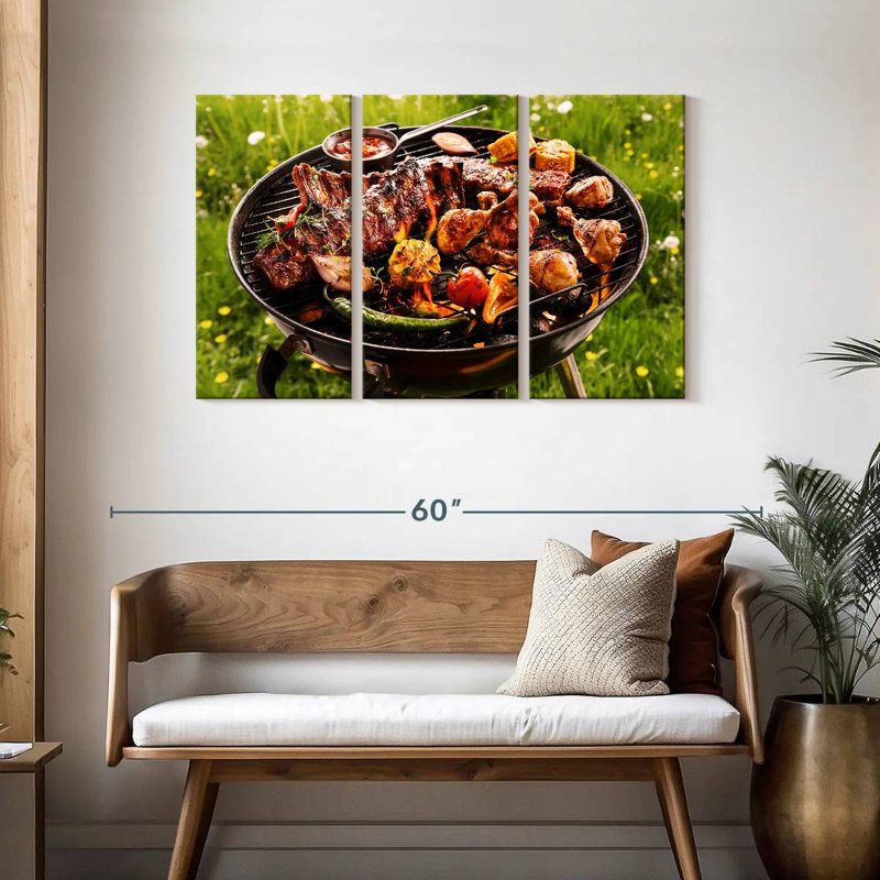 Barbecue extérieur, H 28 po x l 45 po