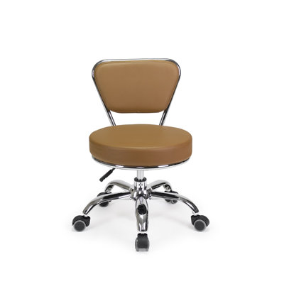 Dayton Backed Adjustable Height Ergonomic Lab Stool
