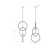 Torc 3 - Light LED Chandelier
