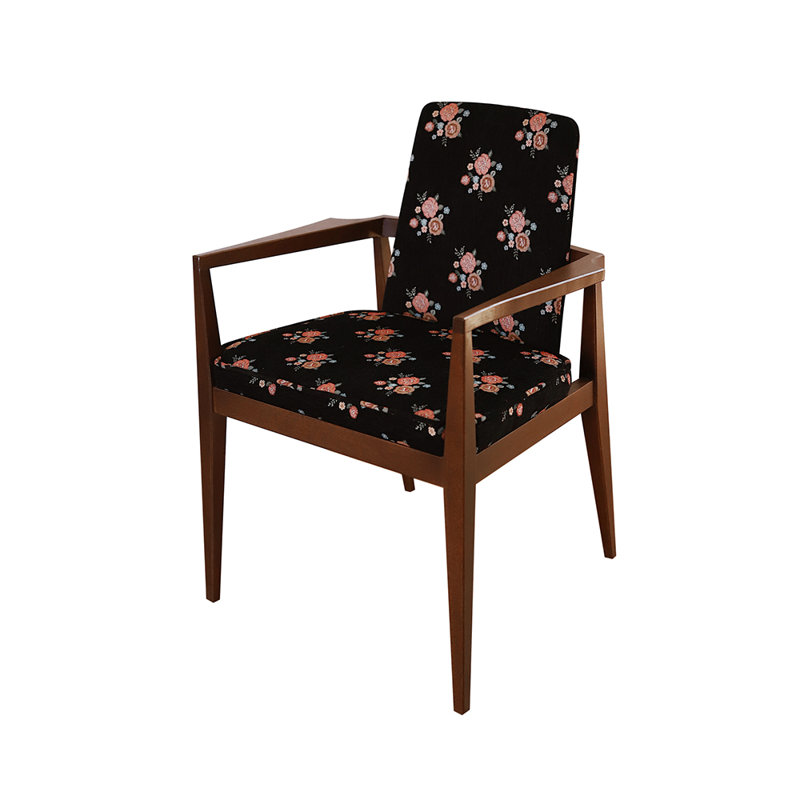 Ele Ele 21,55 de large, Chenille noir / rose