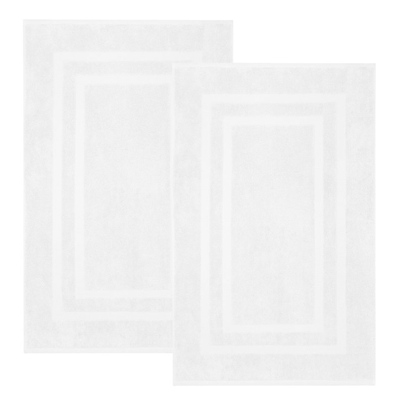 Tapis de bain Joktan, Blanc