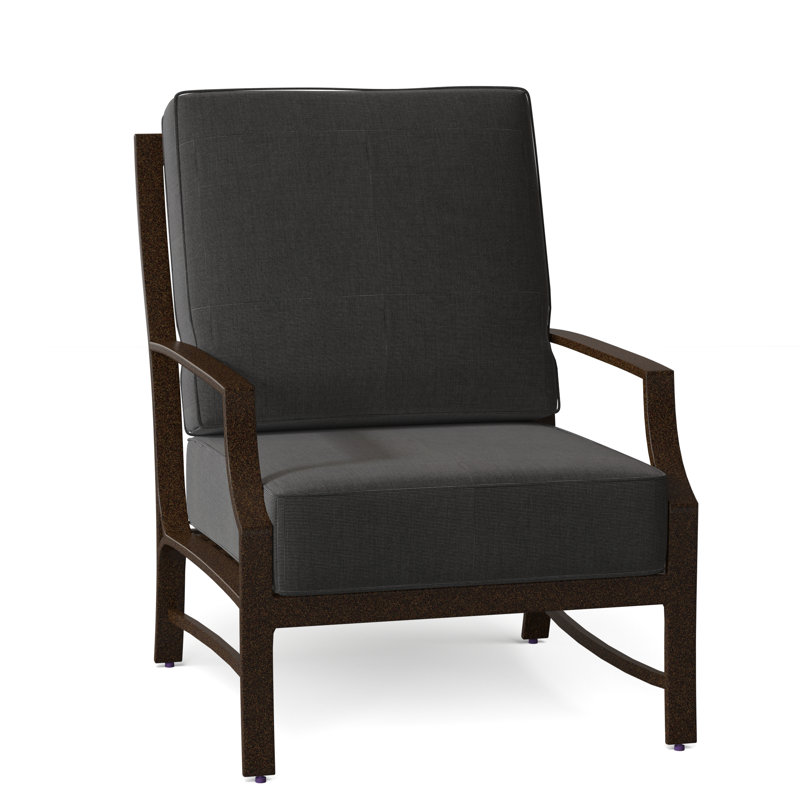 Seal Cove Outdoor Lounge Chair, Chestnut Brown