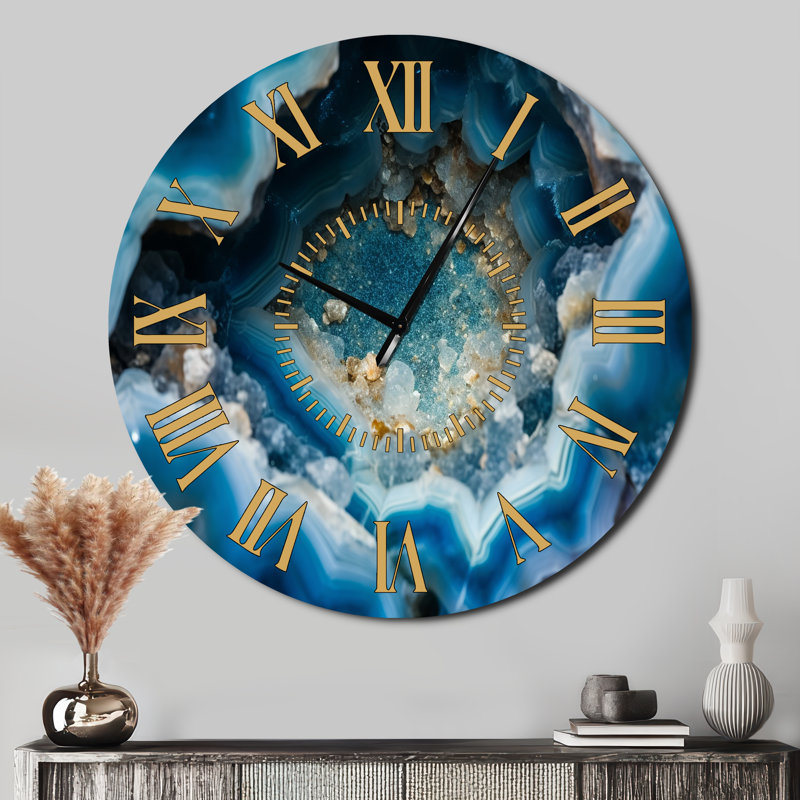 Horloge murale Geode Gems I, Surdimensionné