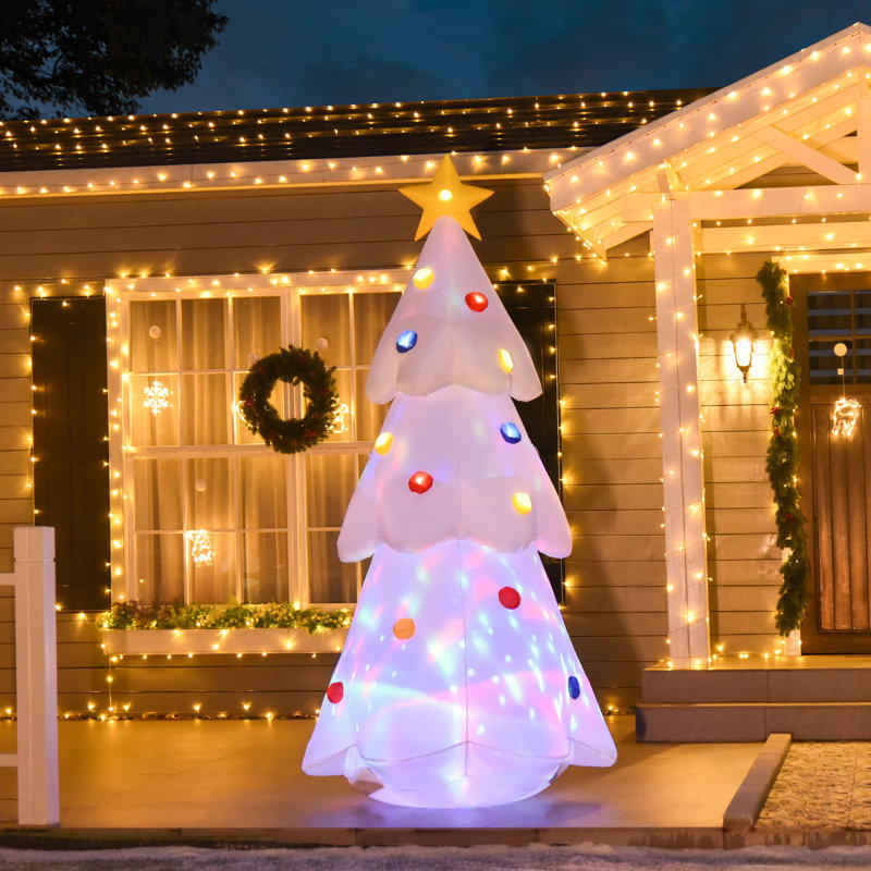 Arbre de Noël gonflable avec lumières DEL