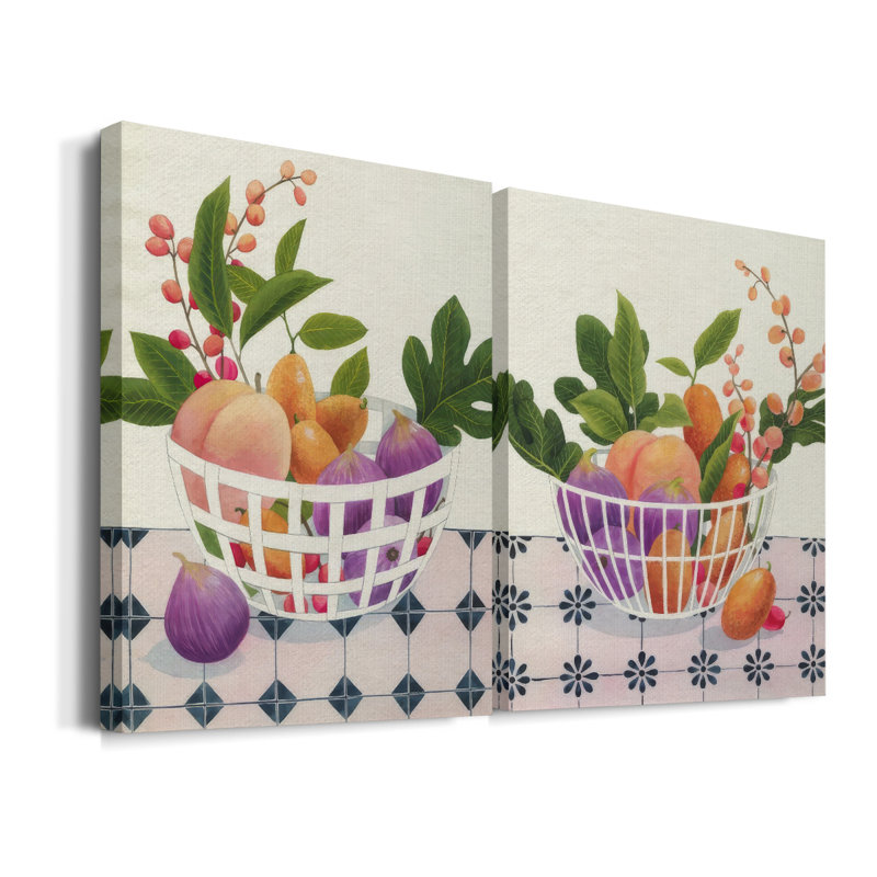Toile tendue Bright Fruit I-Premium Gallery - prête à être accrochée, H 27 po x l 36 po