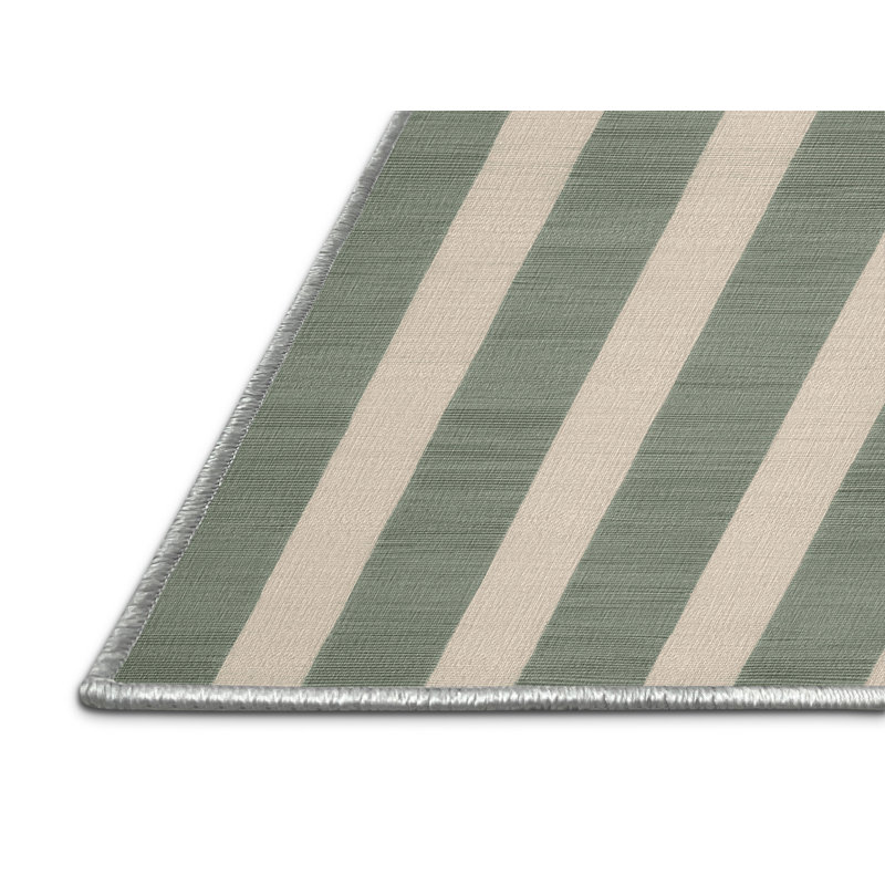 Machine Washable Checkered Beige Area Rug, Rectangle 8' x 10'