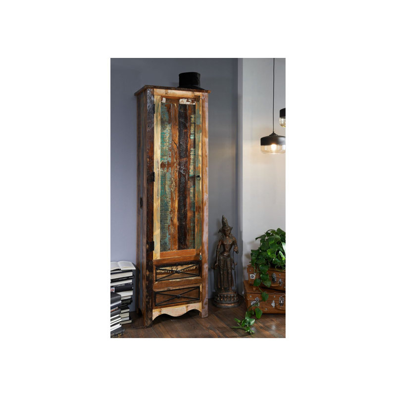 Nature Of Spirit 1 Door Solid Wood Wardrobe