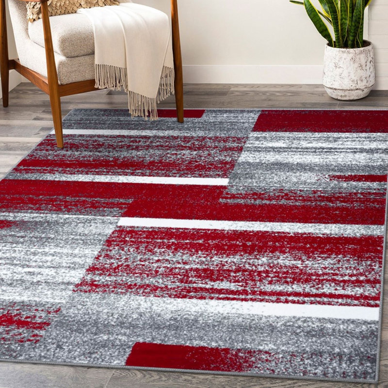 Alayo Abstract Indoor Rug, Rectangle 5' x 7'