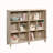 Bookcase, Brown finish