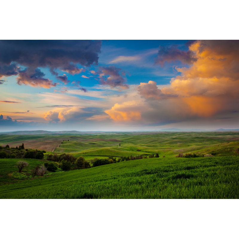 The Palouse - Photographie sur toile tendue, H 32 po x l 48 po