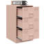 Raineri 34.5cm W Steel Bedside Table-1814779887-1833133326