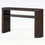 Console rustique avec pieds cannelés-1011548684