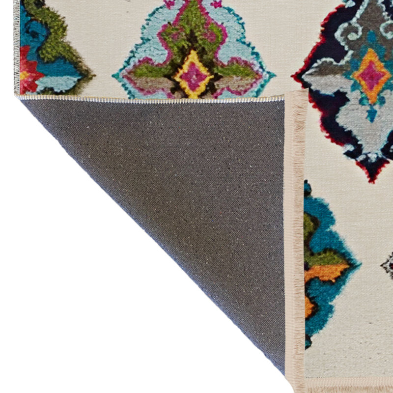 Tapis intérieur / extérieur Ruhama, Rectangle 5 pi 1 po x 8 pi 6 po