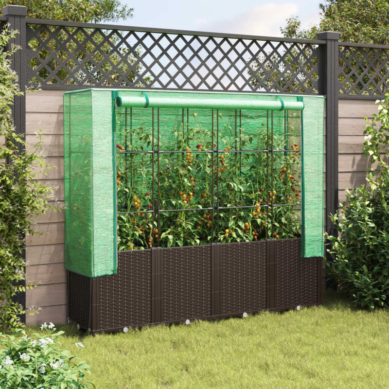 Bauer Raised Garden Bed, Brown