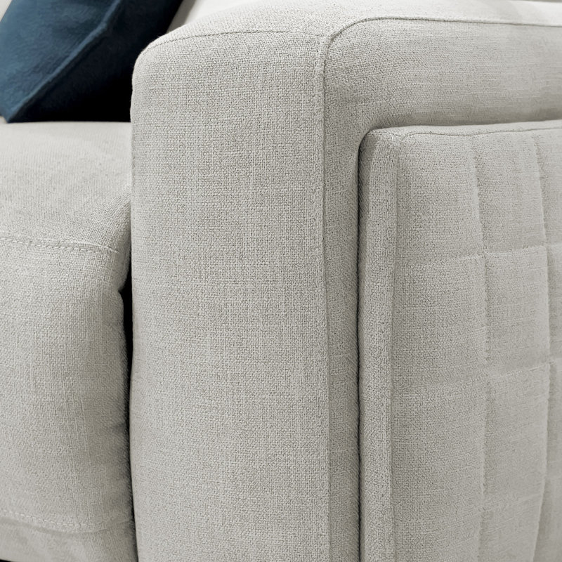 Fauteuil inclinable réversible Asako Anhat, Crème