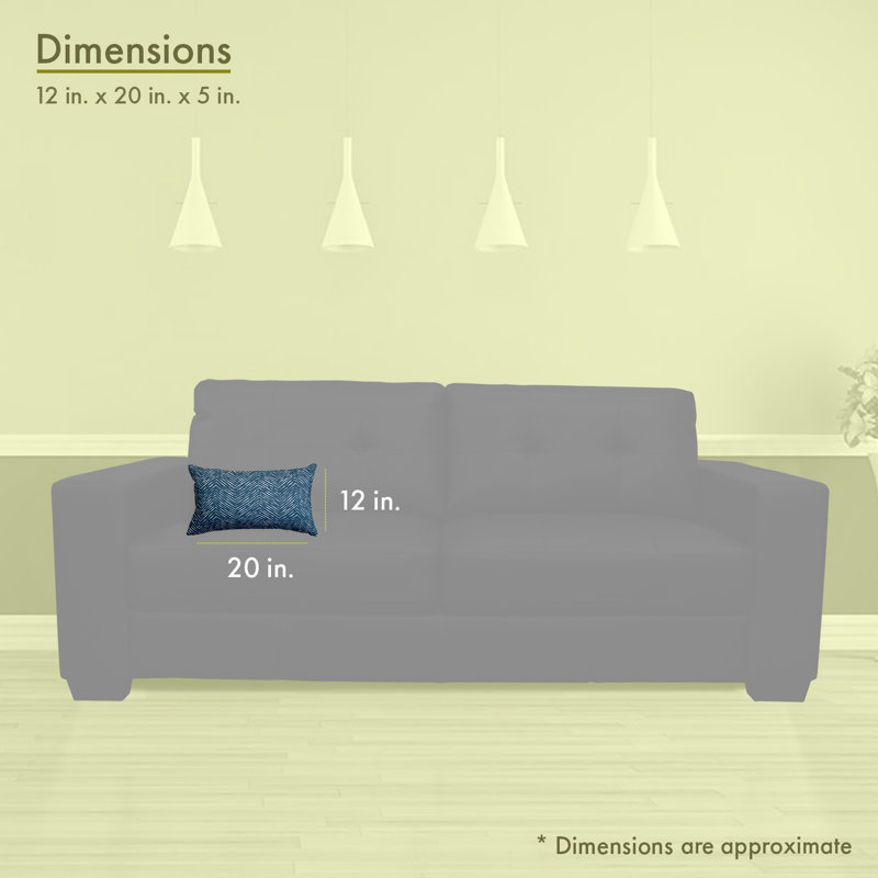 Coussin décoratif Southwestern, Bleu marine