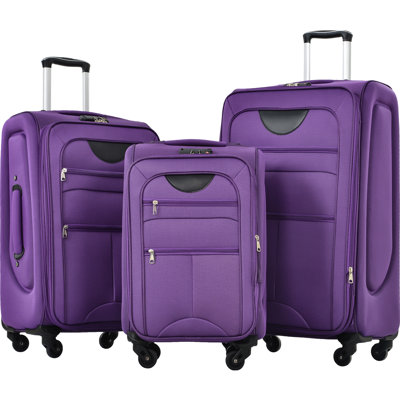 Ensemble de 3 valises extensibles Softside Valise