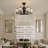 26.8'' 6 - Light Dimmable Crystal Ceiling Fan With Light Kit & Remote Control