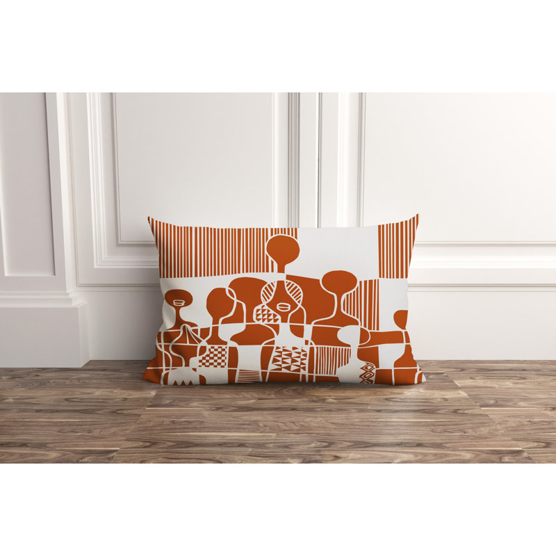 Housse et insert de coussin extérieur Ori, Orange