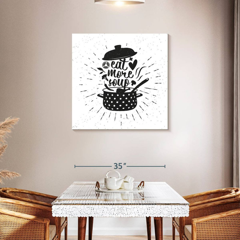 Tergel Eat More Soup, typographie