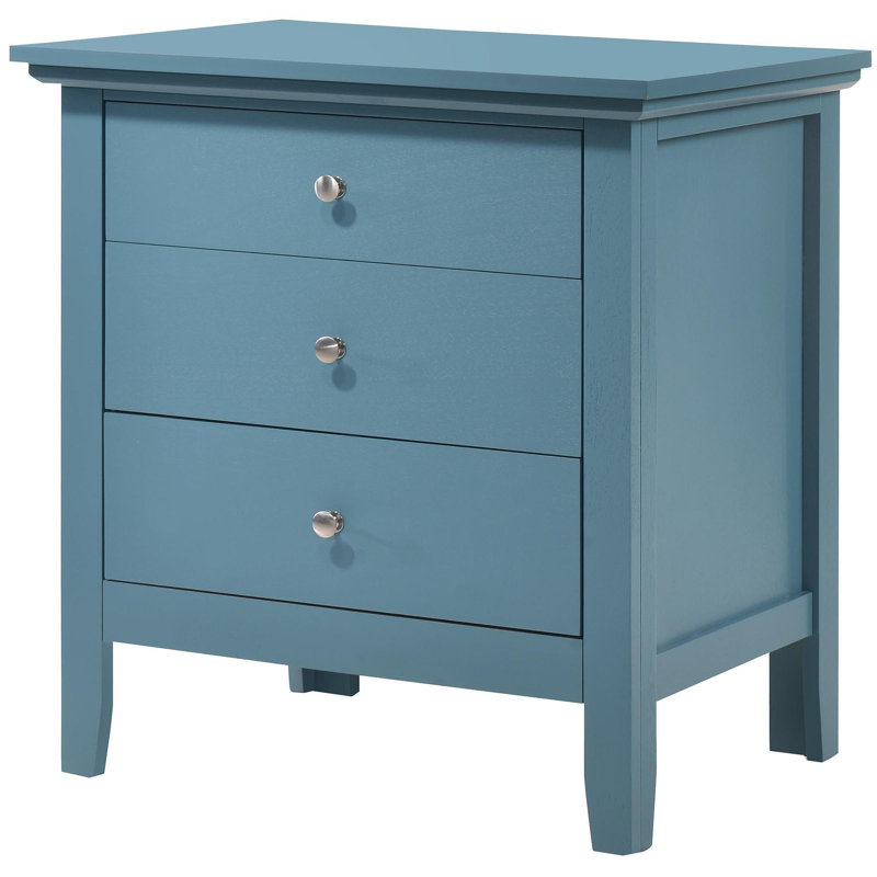 Table de chevet Casual, Sarcelle
