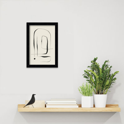 «Galya The Point No 2» par Treechild, impression sur bois encadrée