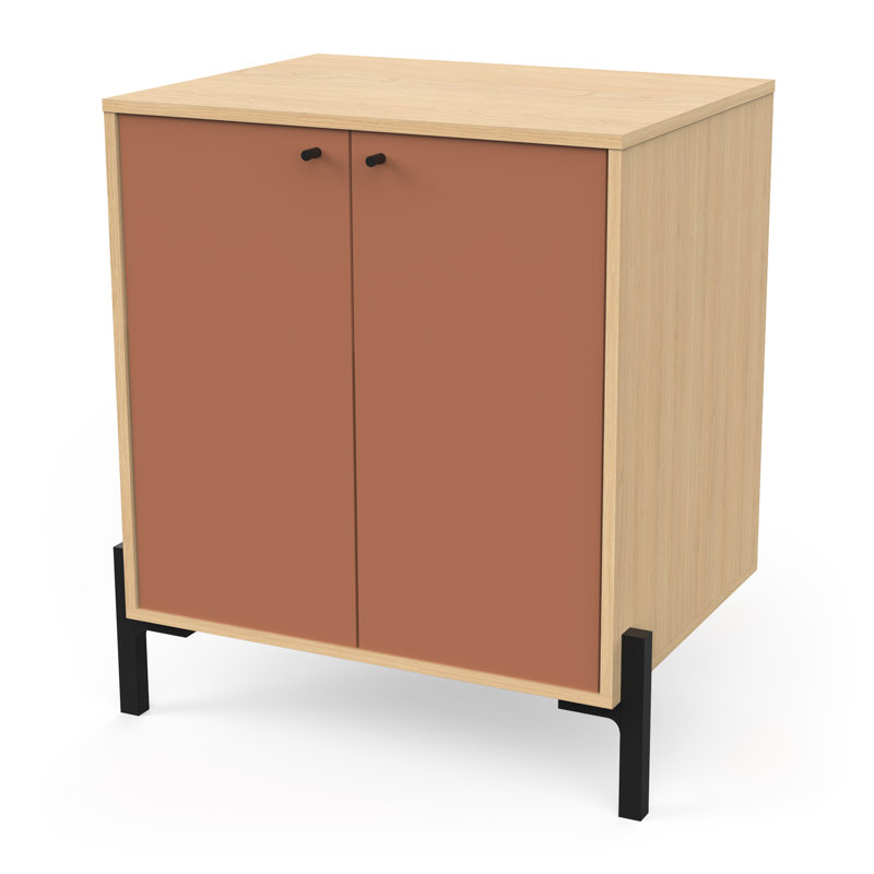 Azelle Wall Mounted Required Under Sink Cabinet, Apricot
