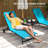 Outsunny Chaise Lounge Outdoor, 2 Piece Lounge Chair With Wheels, Tanning Chair With 5 Adjustable Positions-1064725390