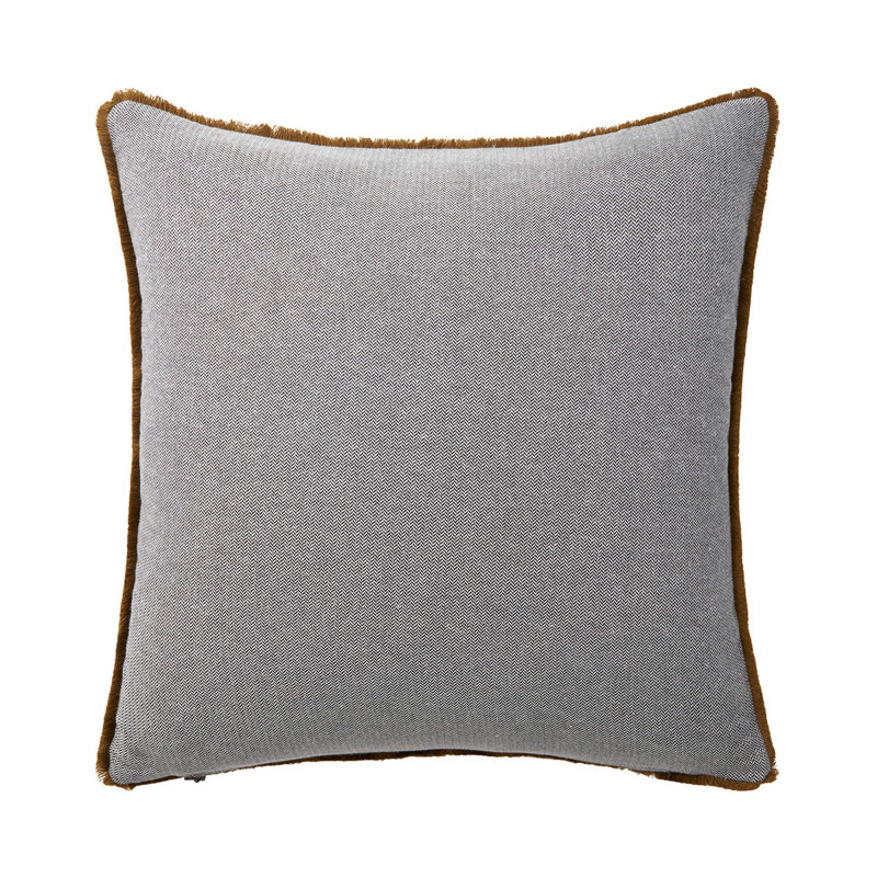 Aime Decorative Pillow, Brown/White