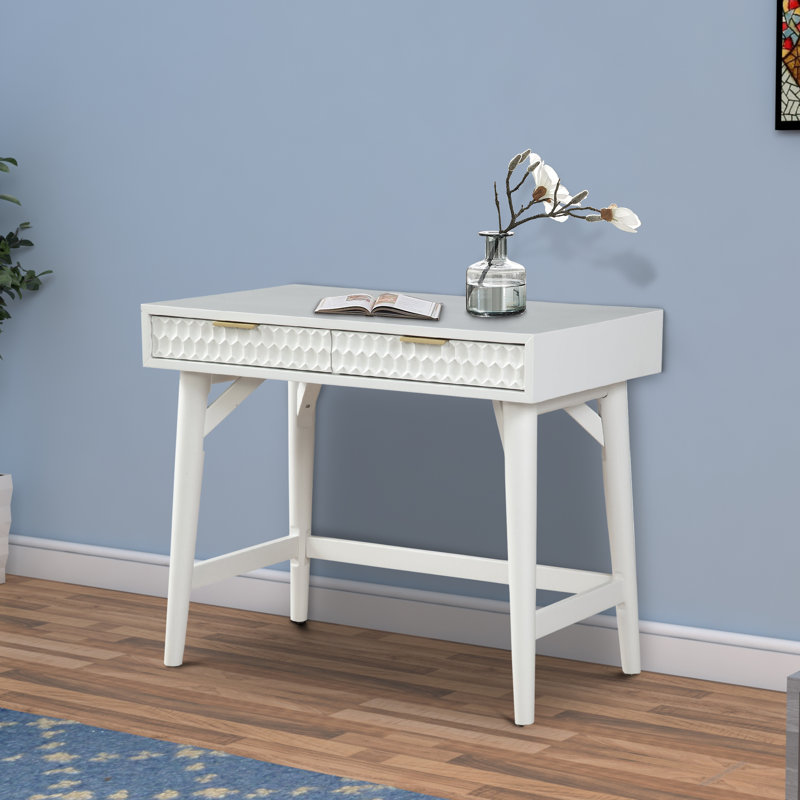 Bureau Cardale, Blanc, H 30 po x l 36 po x P 20 po