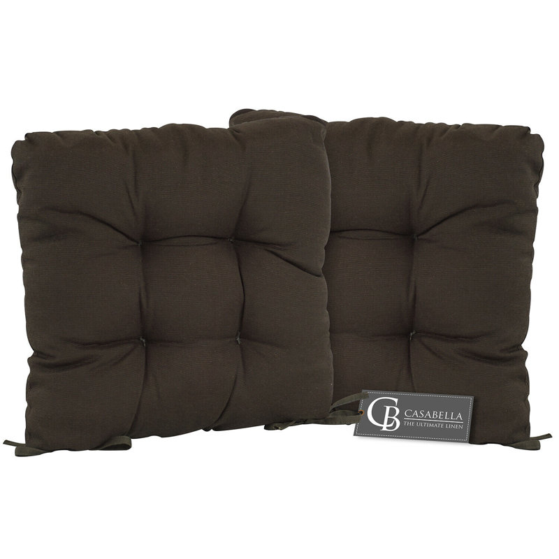 Comfortable Garden Seat Cushion, Chocolate