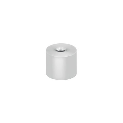 Socle FHC S34X12SC, 3/4 po de diamètre, 1/2 po de hauteur, matériau en acier inoxydable, finition chrome satiné