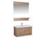 Ensemble de meuble-lavabo simple mural 39,3 "avec miroir Lamerton