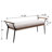 Ameera Storage Bench Industrial Bench with Arms-671814140