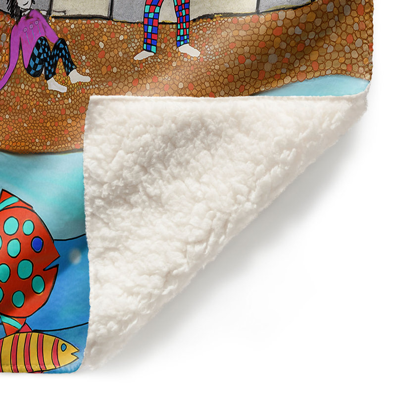 Couverture sherpa doux , 68 po x 80 po