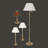 Ensemble de lampes de table et sur pied 4 pièces Oconto