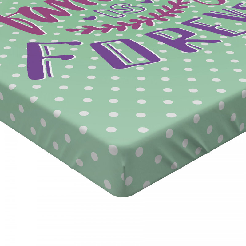 Microfiber Polka Dots Fitted Sheet, Full Fitted Sheet