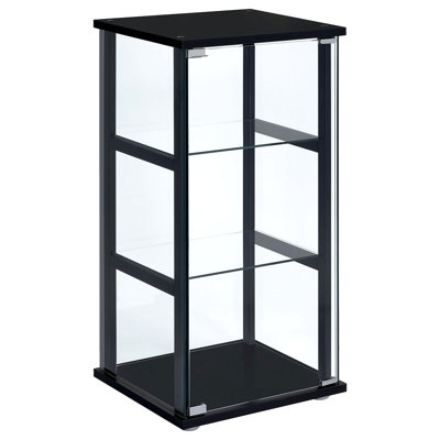 Vitrine en verre à 3 tablettes