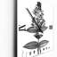 Horloge murale American Flora VI-1133140866