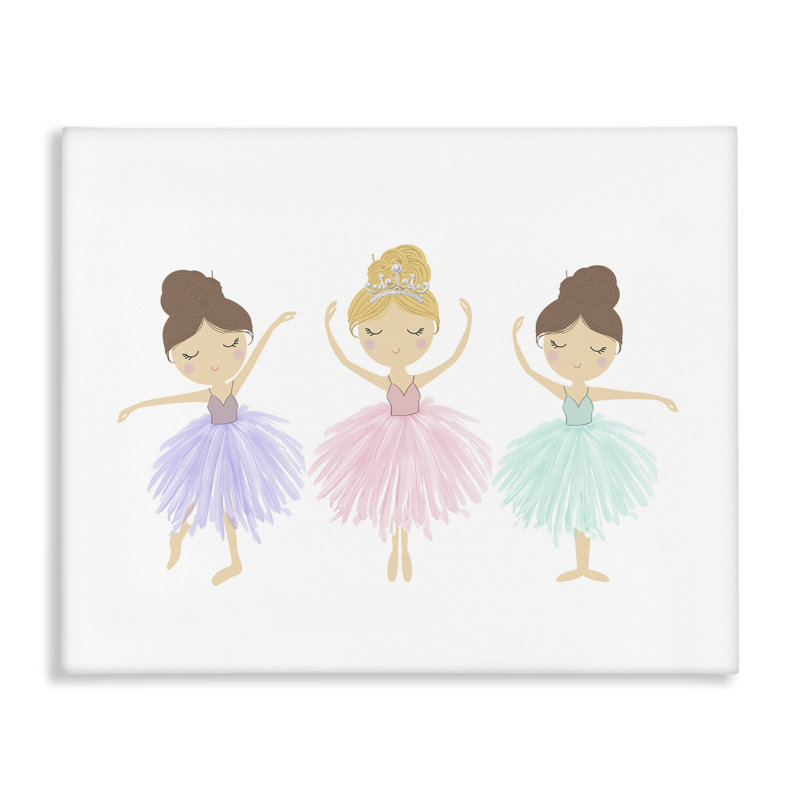 «Little Ballet Stars», art mural par Christine Simpson, H 16 po x l 20 po