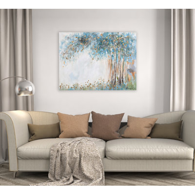 " Gleaming Gold Summer Forest "