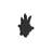 Teak Slice Wall Décor, Md, Black