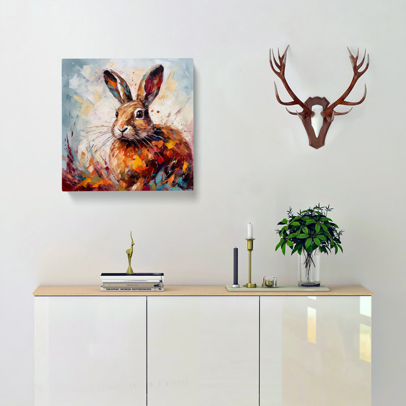 Modern Wall Art - Wrapped Canvas, 35cm H x 35cm W x 3cm D