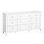Commode en bois 9 tiroirs Retro