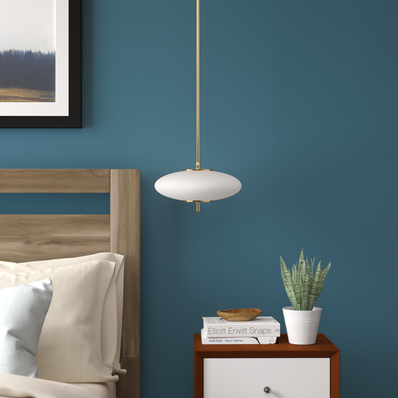 Botir 1 - Light LED Single Pendant, Aged Brass