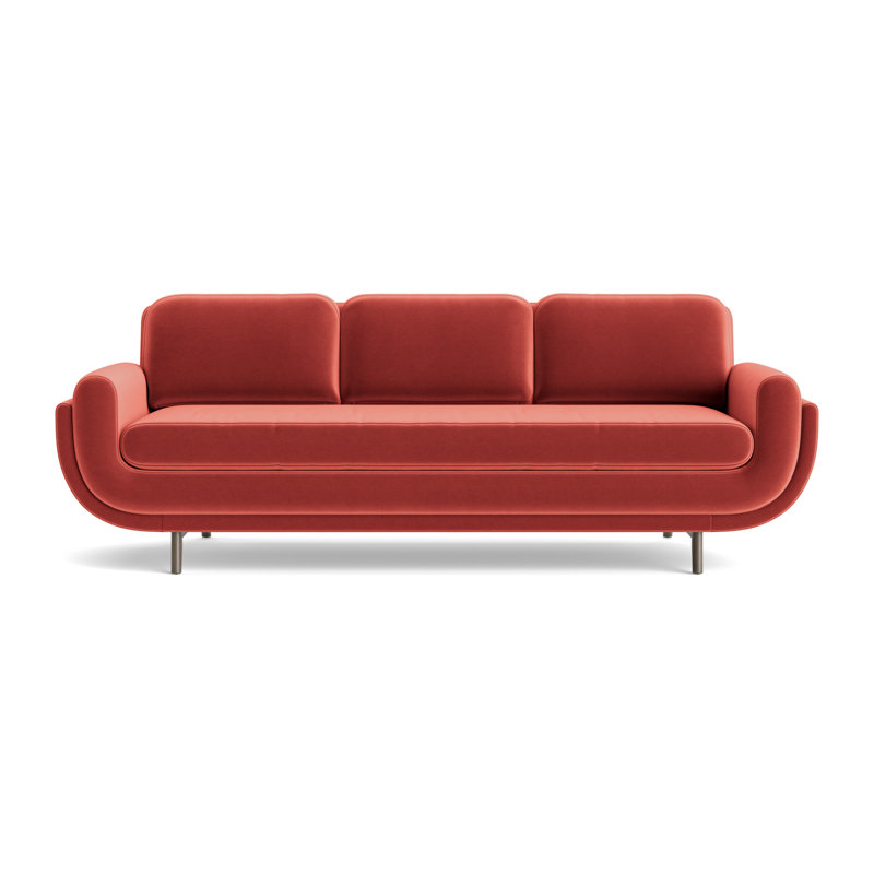 Regatta 100 Sofa, Performance Velvet - Sienna, Driftwood