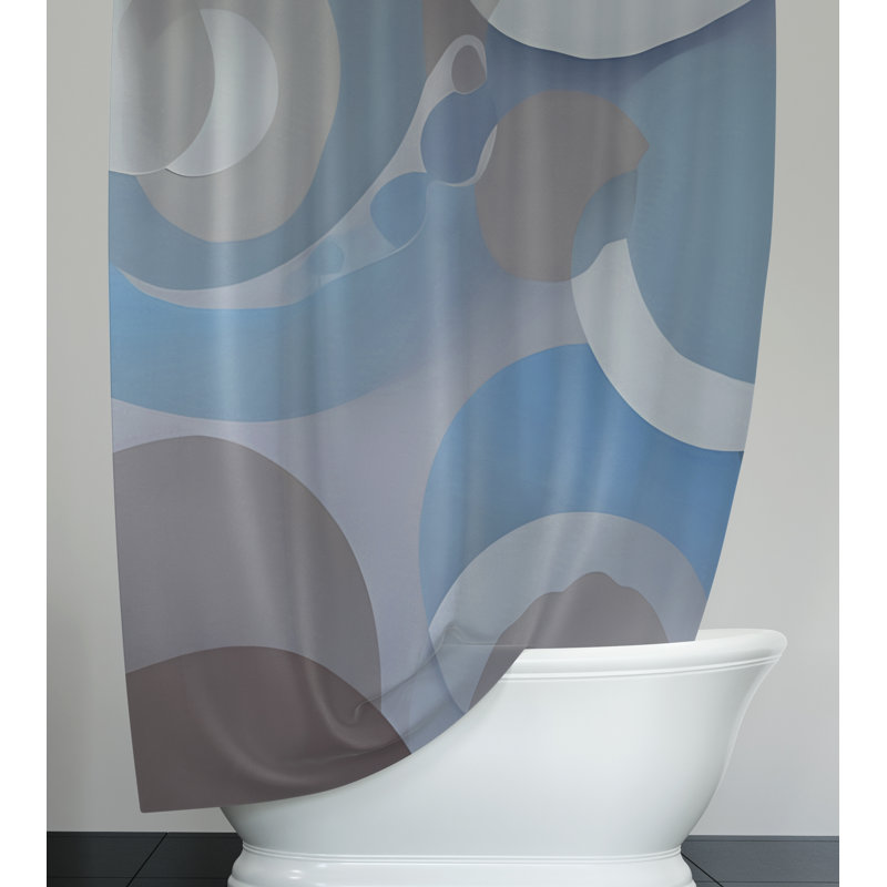 Rideau de douche Yucheng, H 72 po x l 70 po
