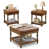 Brown Top/Dark Brown Base
